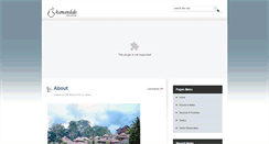 Desktop Screenshot of kamandalu-resort.com