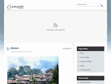 Tablet Screenshot of kamandalu-resort.com